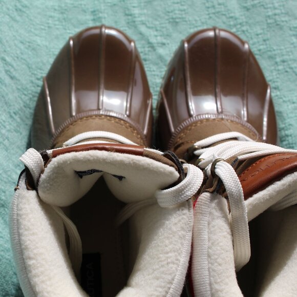 NAUTICA Women's Insulated Waterproof Duck Boots Size 9 NEW - Picture 8 of 14